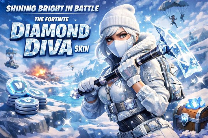 Shining bright in battle –the fortnite diamond diva skin